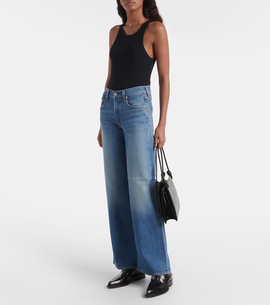 Loli mid-rise wide-leg jeans