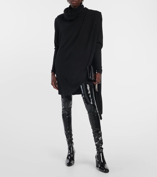 Betty vinyl over-the-knee boots 