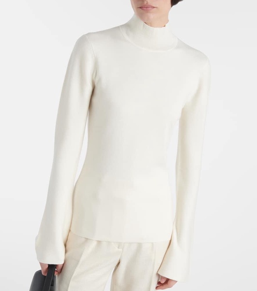 Straun wool and cashmere turtleneck sweater