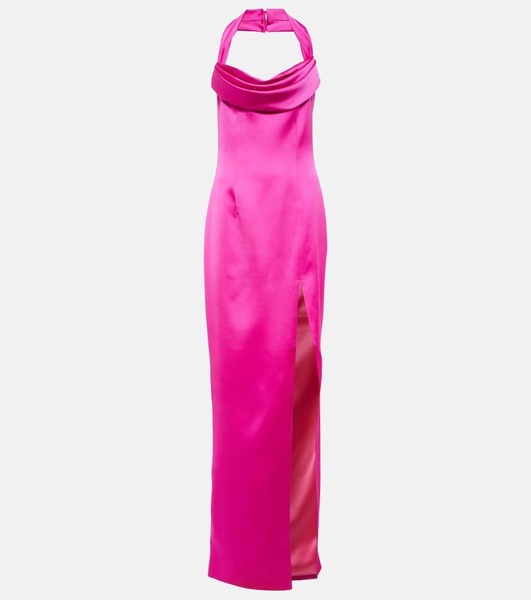 Satin gown