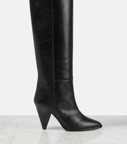 Ririo leather knee-high boots