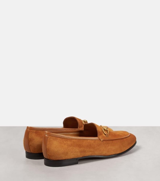 Orange Jordaan Suede Loafers