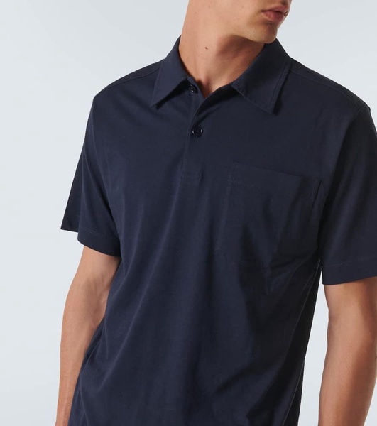 Cotton jersey polo shirt