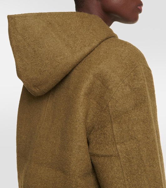 Wool-blend duffle jacket 