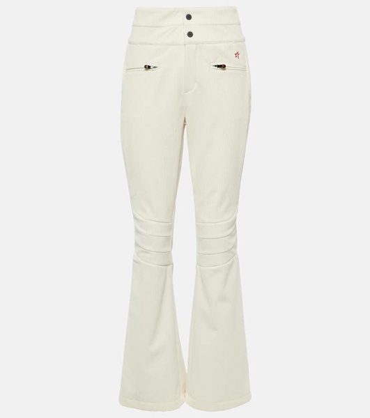 Aurora high-rise corduroy flared ski pants