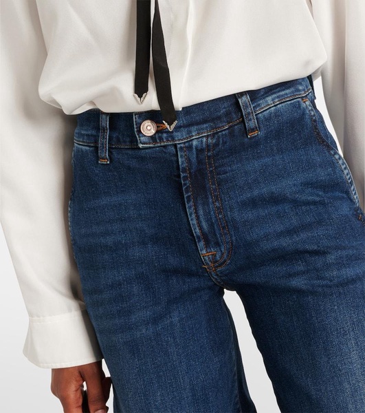 Lotta Rebel high-rise wide-leg jeans