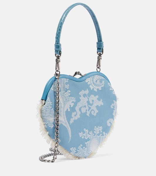 Belle jacquard shoulder bag