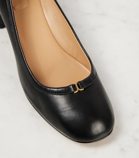 Marcie leather pumps