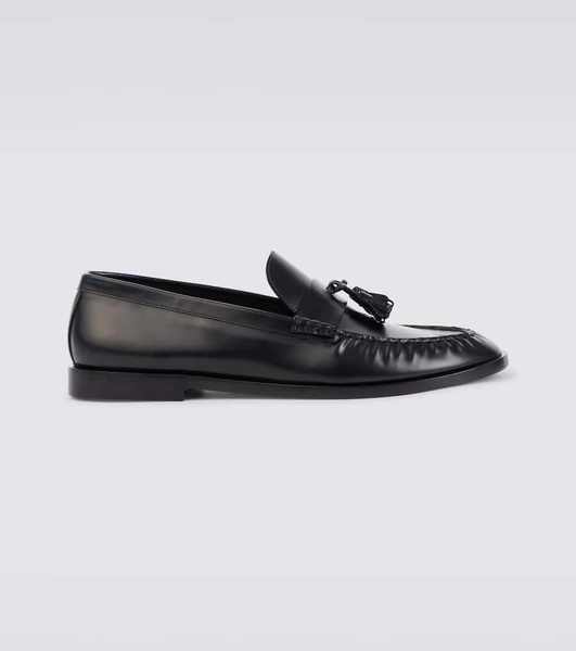 Polished leather loafers