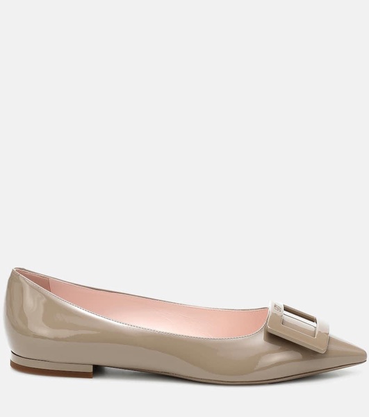 Gommettine Ball leather ballet flats