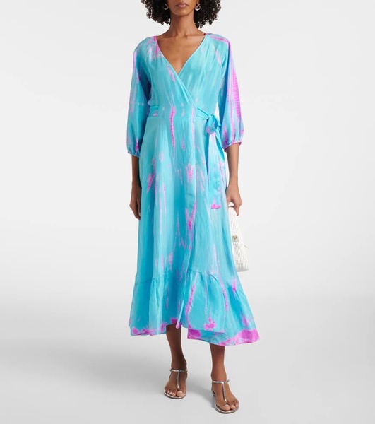 Hailey silk maxi dress