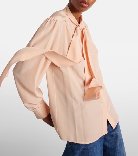 Silk chiffon blouse