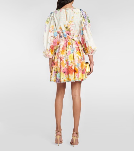 Sunlight Symphony cotton and silk minidress