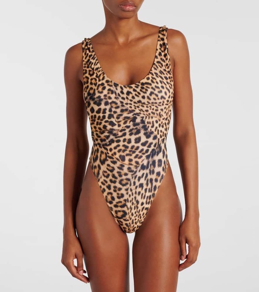 Marissa cheetah-print swimsuit