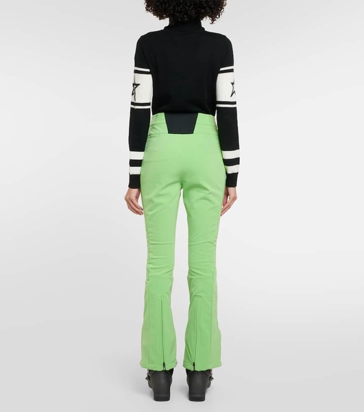 Aurora high-rise flared ski pants