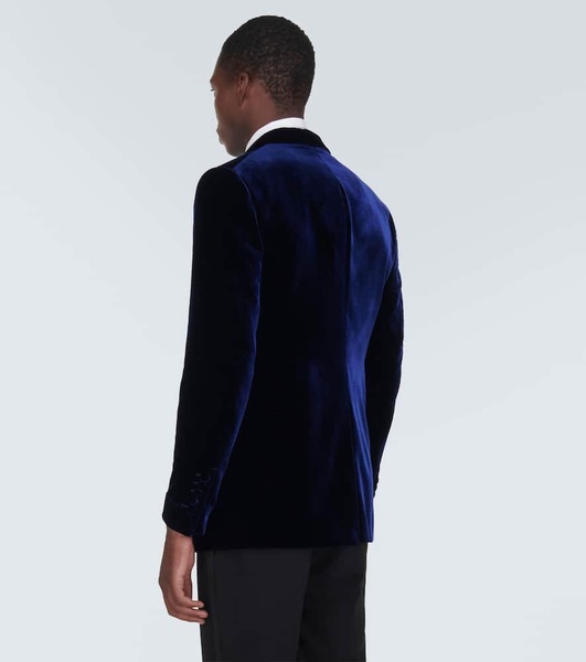 Shelton velvet blazer