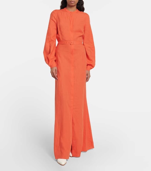 Massey linen maxi dress