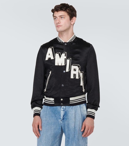 Satin varsity jacket 