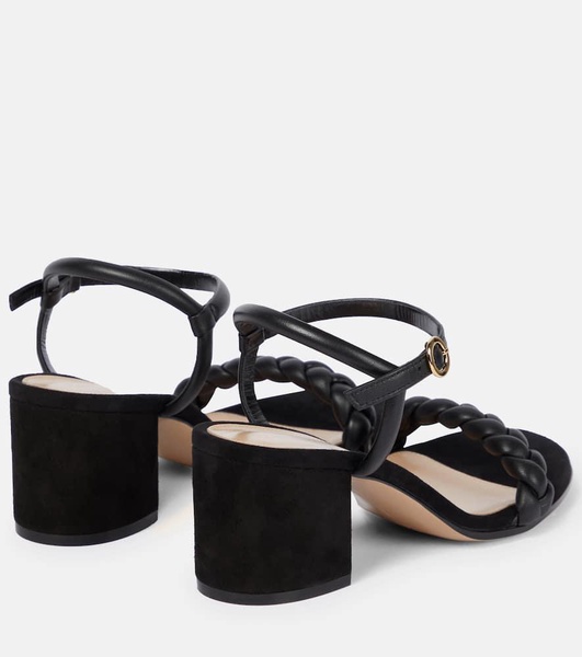 Cruz 60 suede and leather sandals