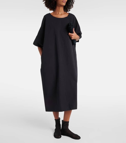 Isora cotton poplin midi dress