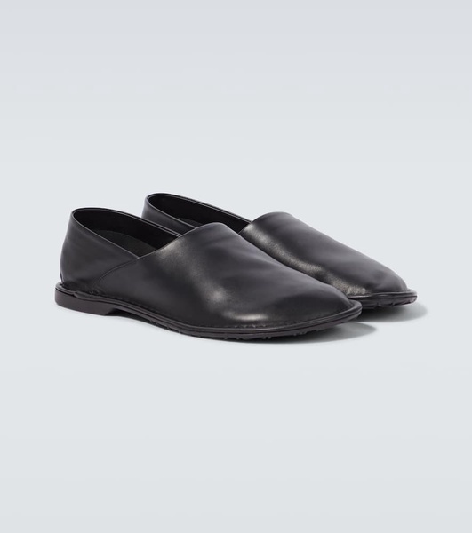 Folio leather loafers