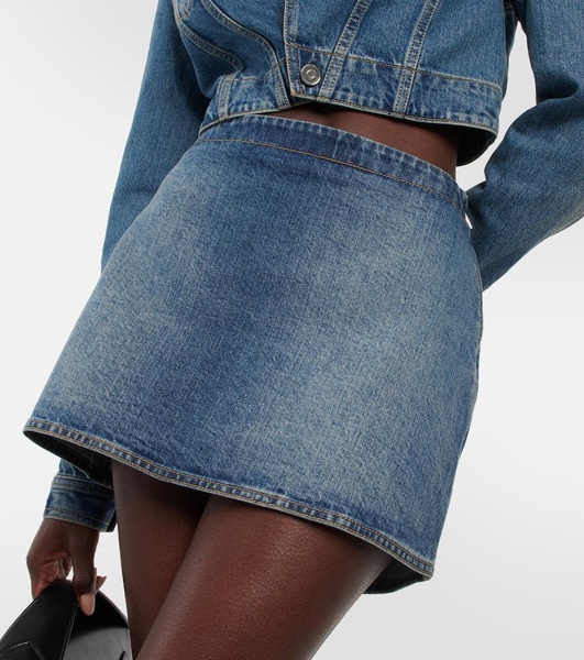 Denim miniskirt