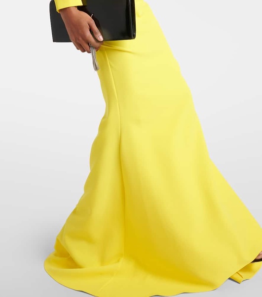 Wilson crepe gown