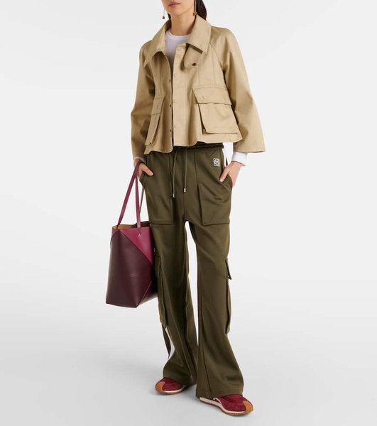 Jersey cargo pants