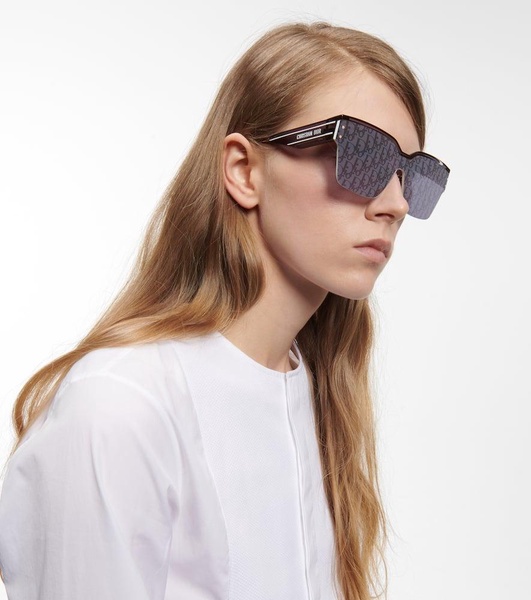 DiorClub M4U square shield sunglasses