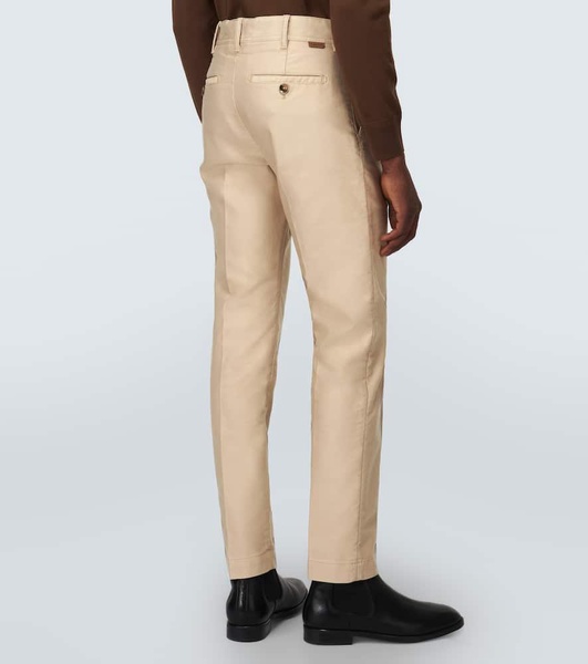 Military cotton chinos