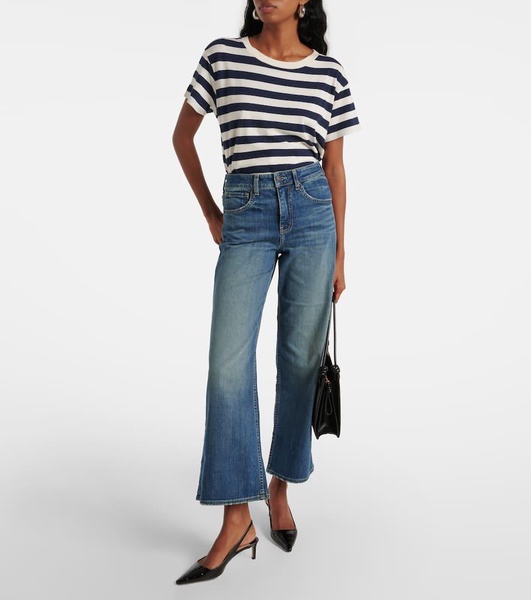 Marlene mid-rise wide-leg jeans