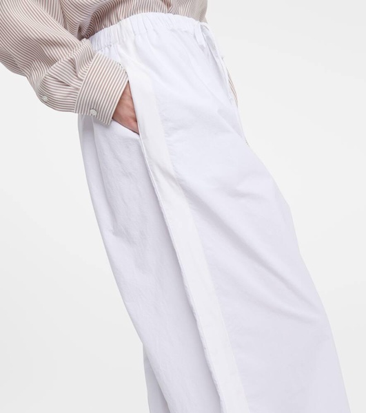 Hubert cotton wide-leg pants