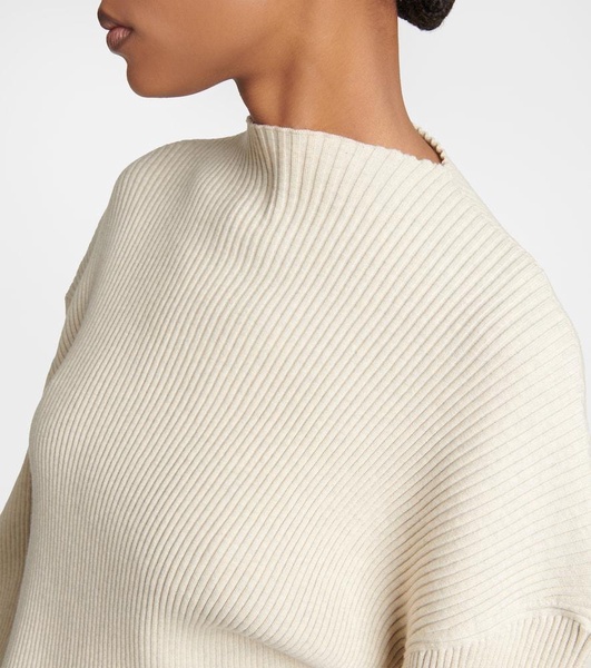 Danana ribbed-knit cotton jersey top