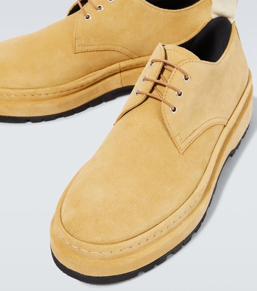 Les Derbies Pavane suede Derby shoes