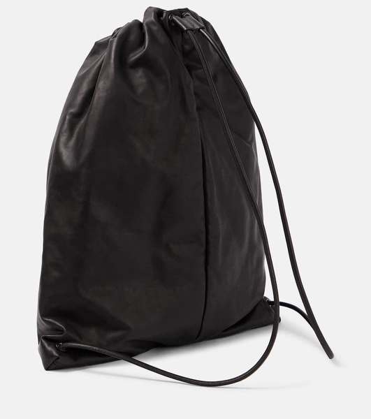 Puffy Medium leather backpack