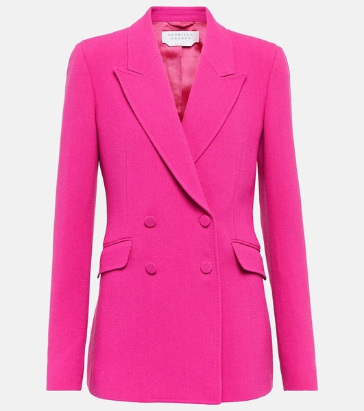 Stephanie wool crepe blazer