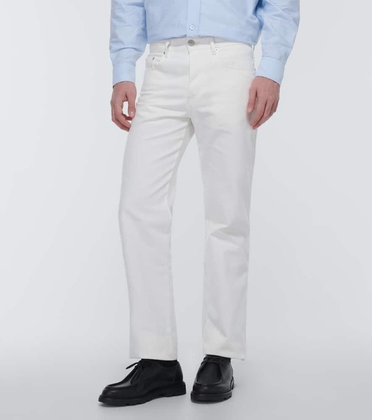 High-rise straight jeans