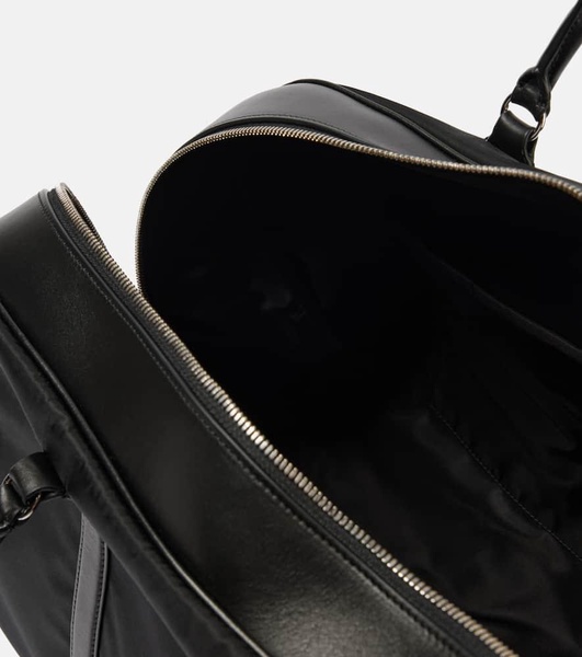 Myles leather-trimmed duffel bag