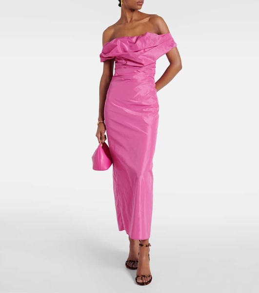 Andrea off-shoulder maxi dress