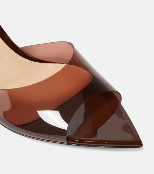 Elle 55 TPU and patent leather mules