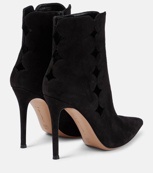 Suede ankle boots