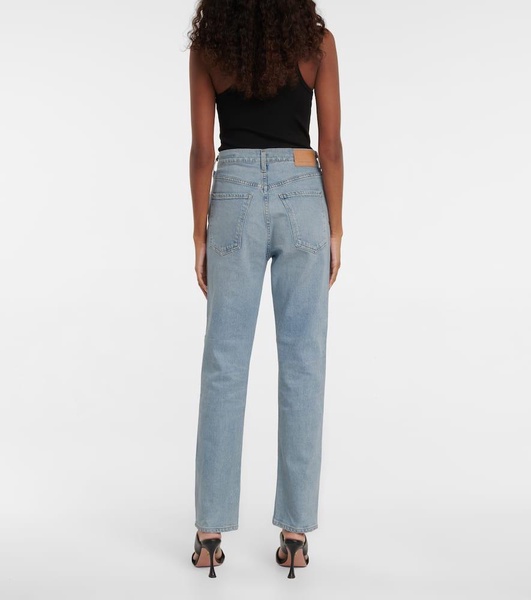 Daphne high-rise straight jeans