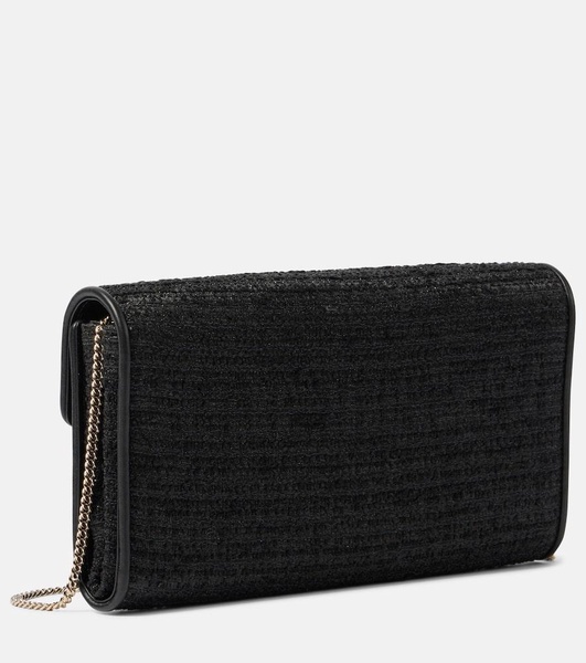 Bouquet Mini tweed clutch