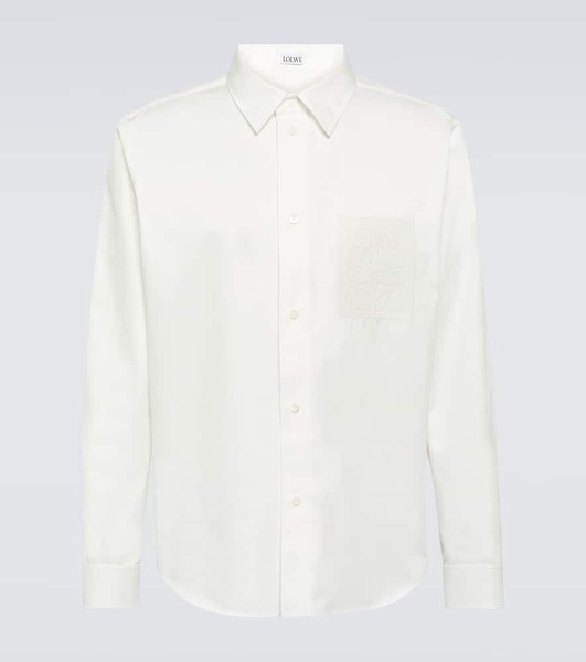 Anagram cotton twill shirt