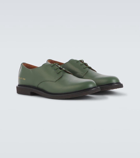 Officers leather Derby shoes