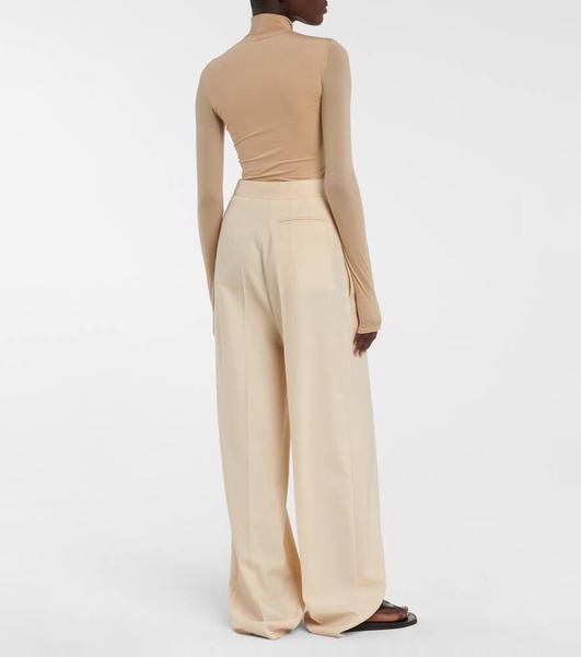 Gordon high-rise virgin wool pants