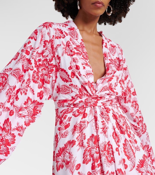 Wisdom floral wrap dress