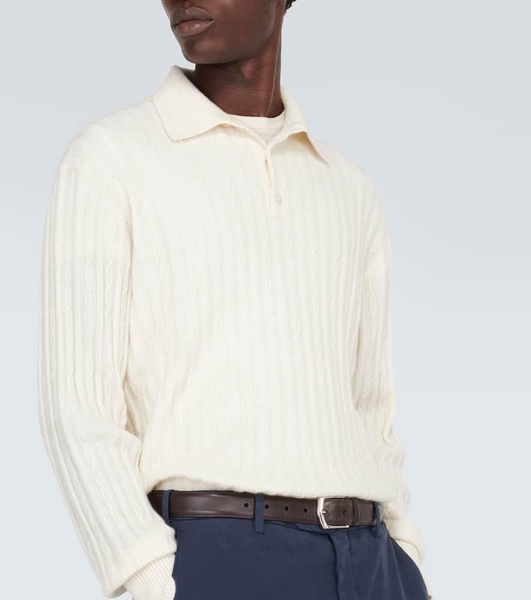 Shibumi cashmere polo sweater