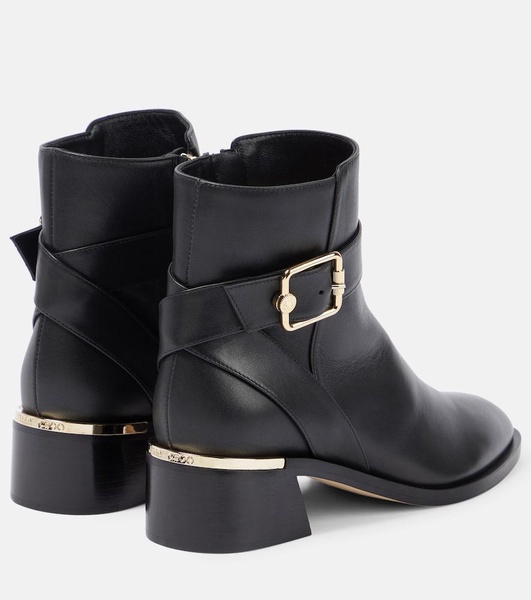 Clarice leather ankle boots