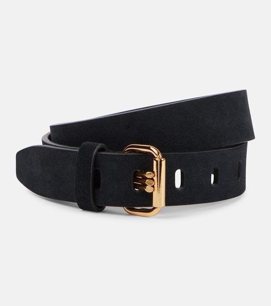 Suede belt